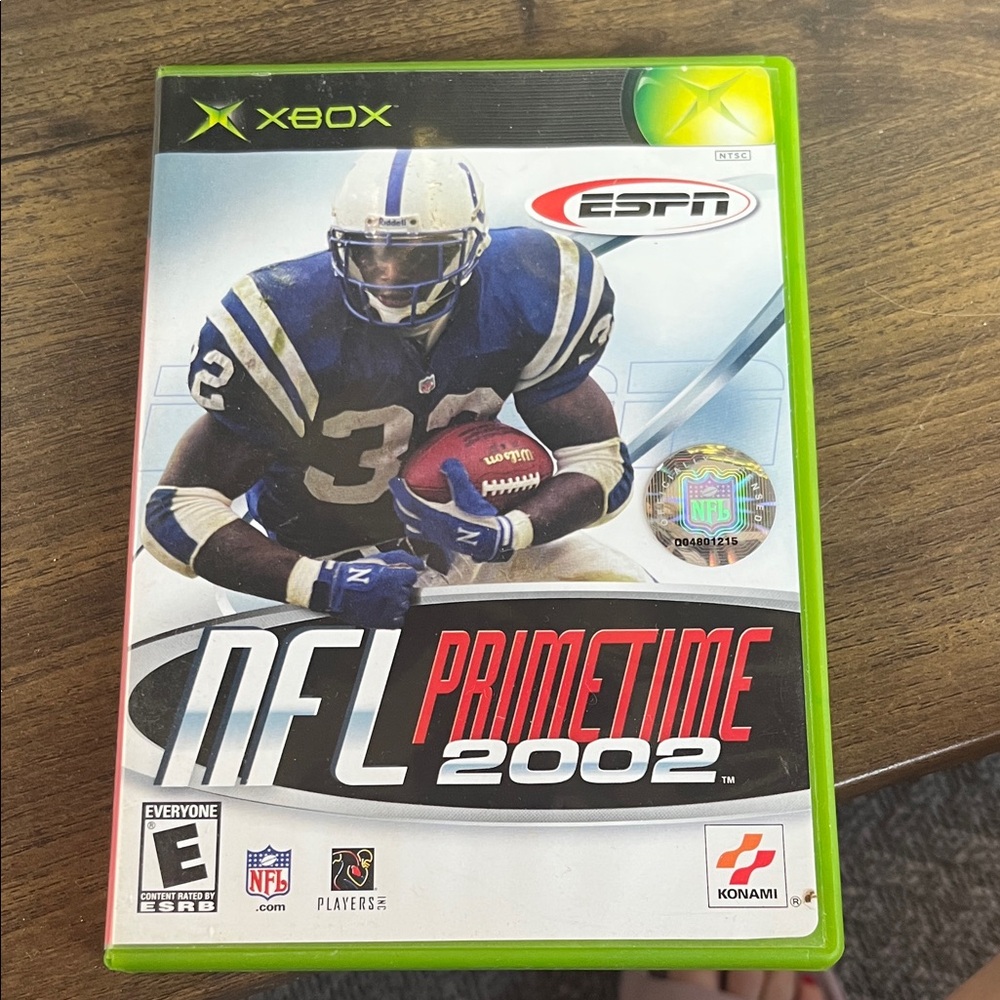 NFL Primetime 2002 for Xbox - Green Case
